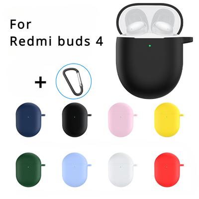 Para XiaoMi Redmi buds 4 Funda Protectora para Auriculares Funda de Silicona Cubierta Bonita Funda de Silicona Color Puro para XiaoMi Redmi buds 4