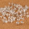 Transparent T-Pins for Cork and Felt Boards - Ideal for Kindergarten Teachers, 11mm Length