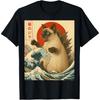 Catzilla Siamese Cat Japanese Art Gifts For Men Women Kid T-Shirt