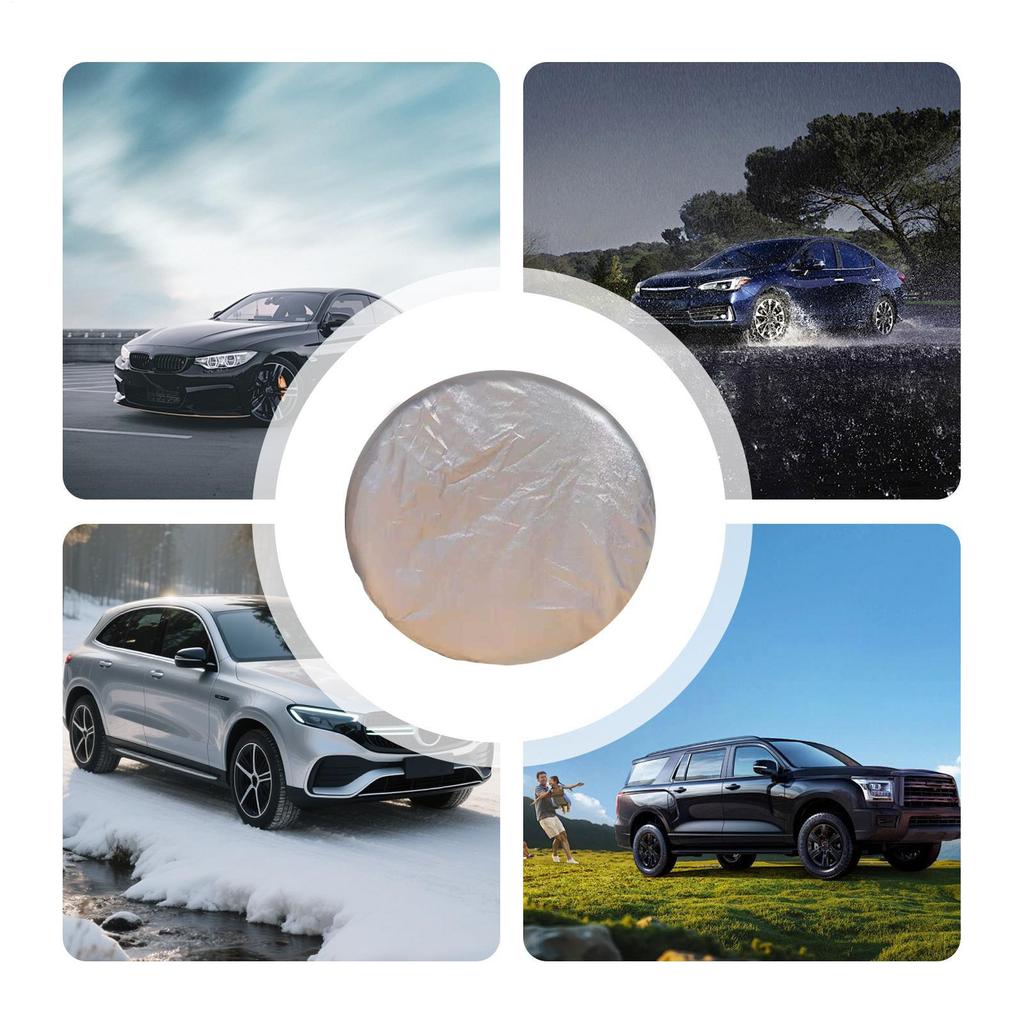 Tire Covers For RVs Waterproof Wheel Covers For Trailer Tires UV-Resistant Protector For Outdoor Summer Camping RV Snow