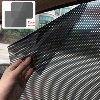 2 buc. Autocolante Parasolar Auto Autocolant Electrostatic Autocolante Umbrire Fereastră Blocare Soare Geamuri Laterale Spate Auto Acoperire Folie