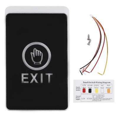 Pulsante di Uscita per Controllo Accessi Porta Impermeabile Resistente all'Usura Facile da Installare per Ufficio Scuola
