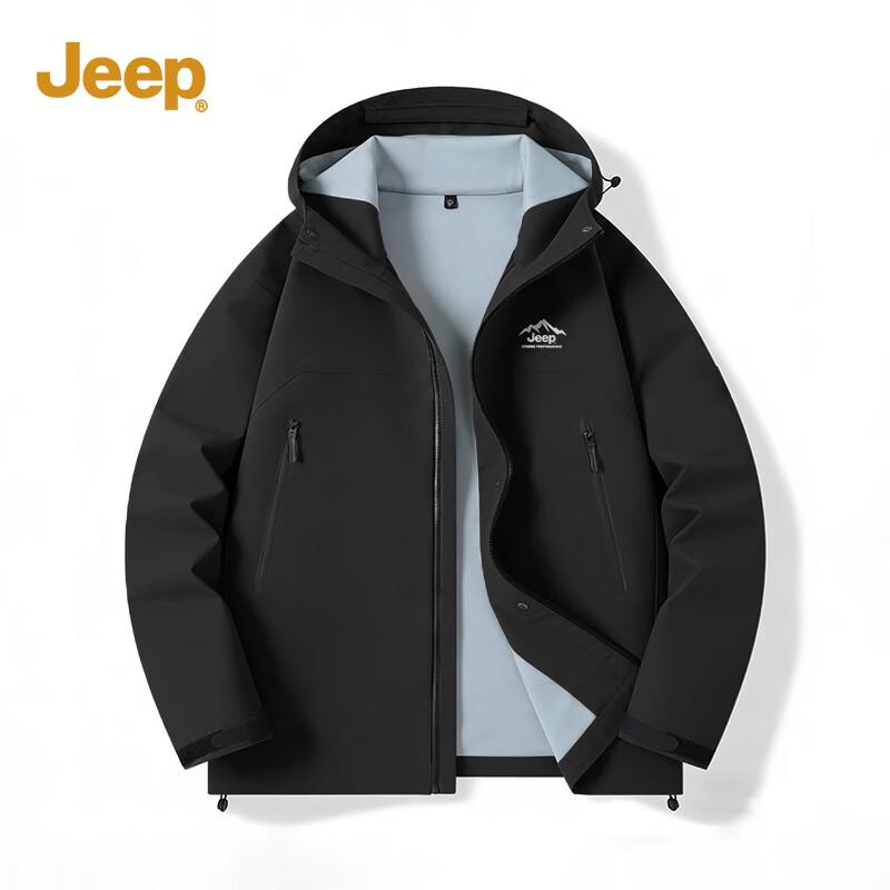 JEEP Men s Spring Full Seam Sealed Outdoor Jacket L