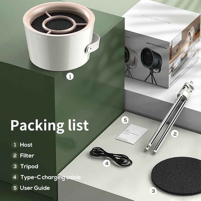 

Новый USB настольный мини-барбекю на открытом воздухе вешалка вытяжка портативный вытяжной вентилятор бытовая кухонная вытяжка очиститель воздуха белый