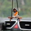 Swing Astronaut Car Hanging Ornament Swing Car Pendant Swing Astronaut Auto Decoration Car Rearview Mirrors Pendant