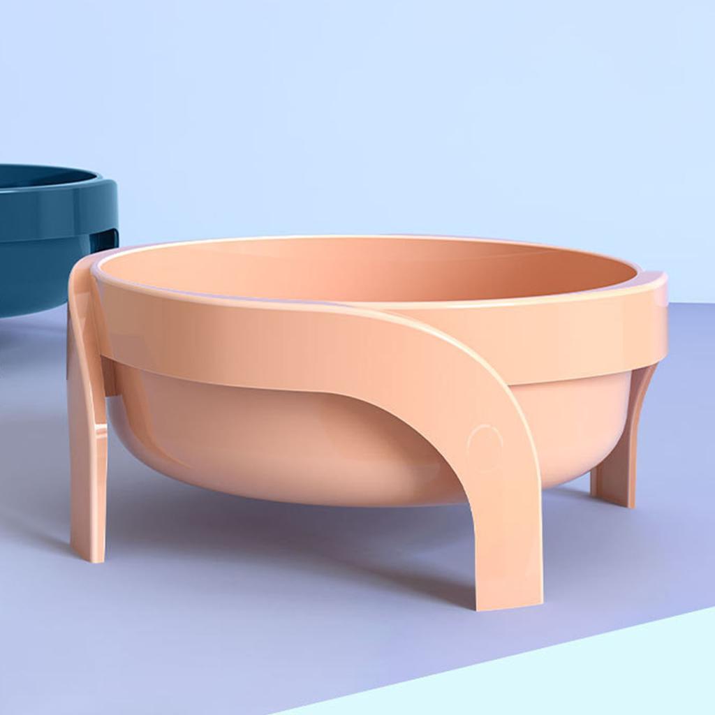Cat Elevated Bowls Raised Dish 5.5" Wide Pet Feeding Bowl with Stand for Cats and Puppy Safe Material Easy To Clean