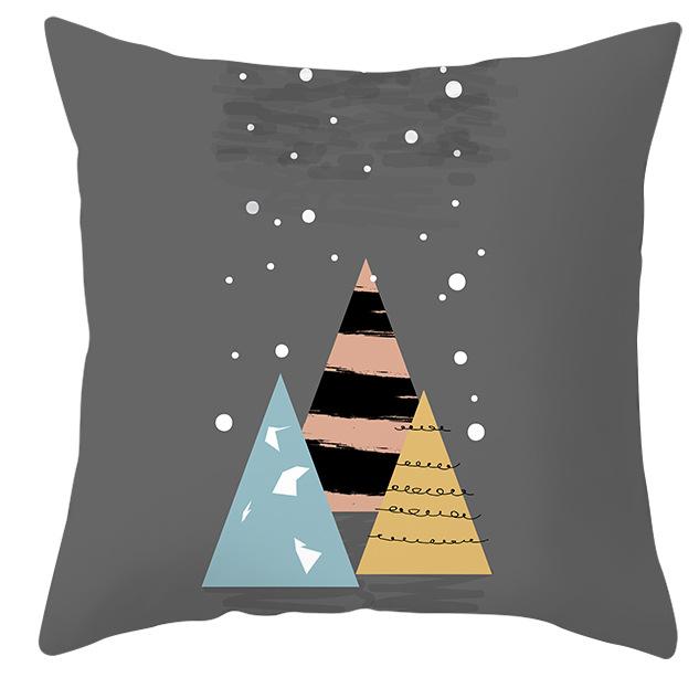 New Christmas Pillowcase Small Fresh Christmas Tree Home Cushion Cover
