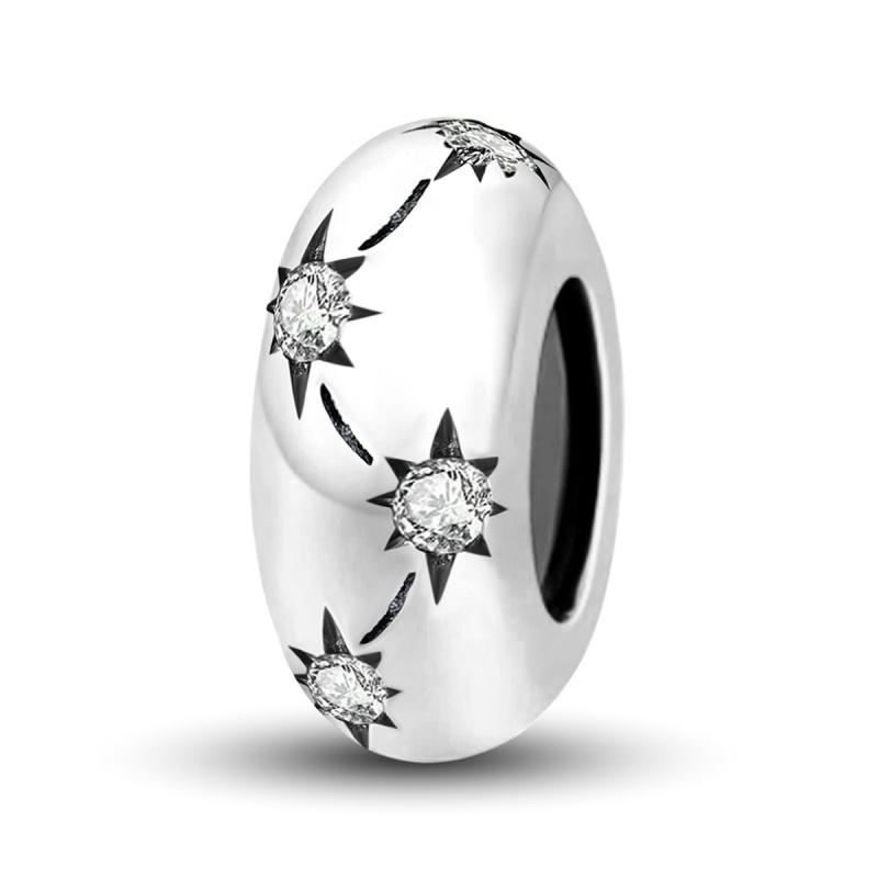 Copper Blue Owl Girl Moon Star Sunflower Bird Charms Beads Fit Original Pan Bracelets Bangles Fine Jewelry Gift