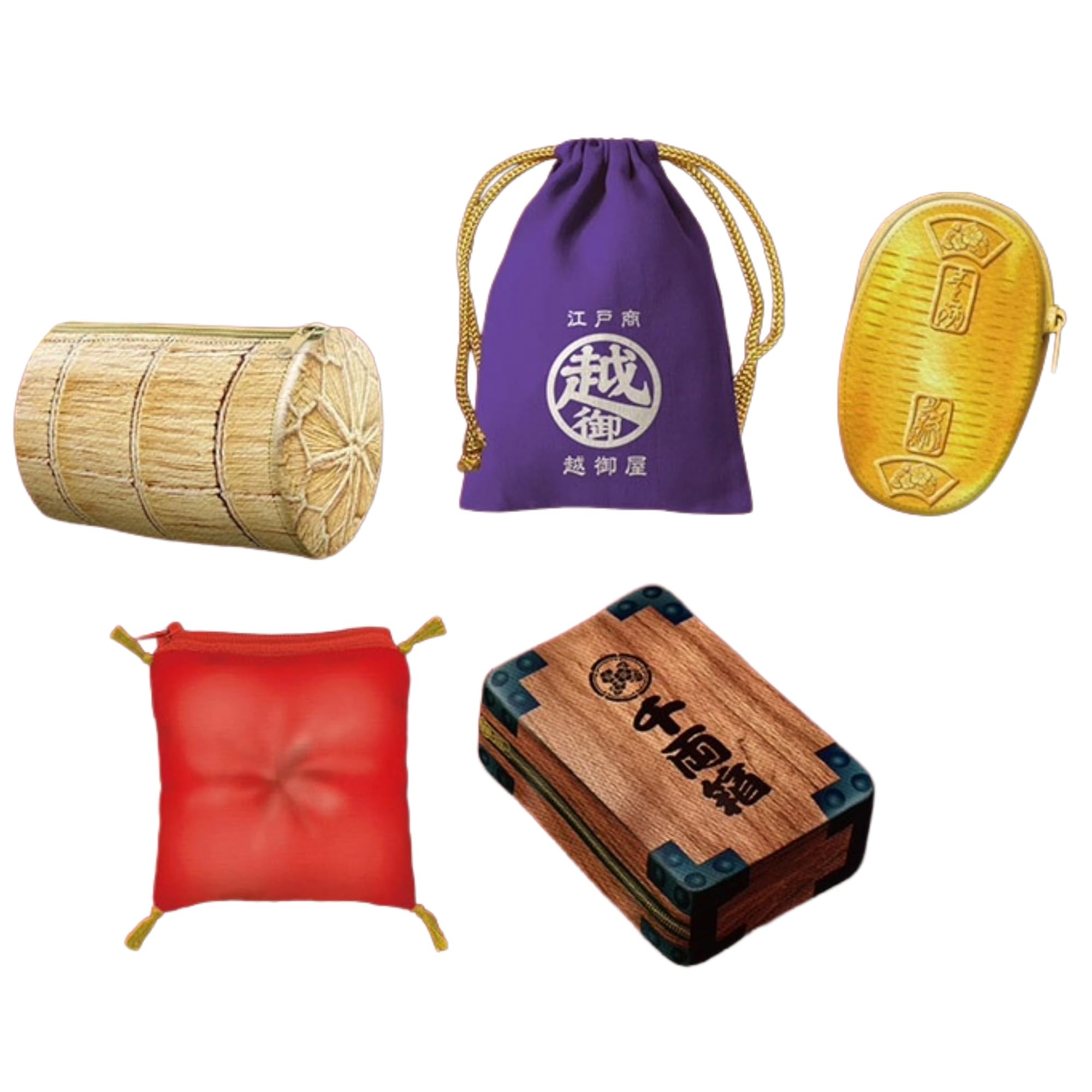 DIS Bribe Pouch x 5 Types Full Set Complete Gachapon Capsule Toy