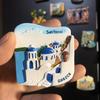 3D City Travel Souvenir Magnets: European and Global Regions