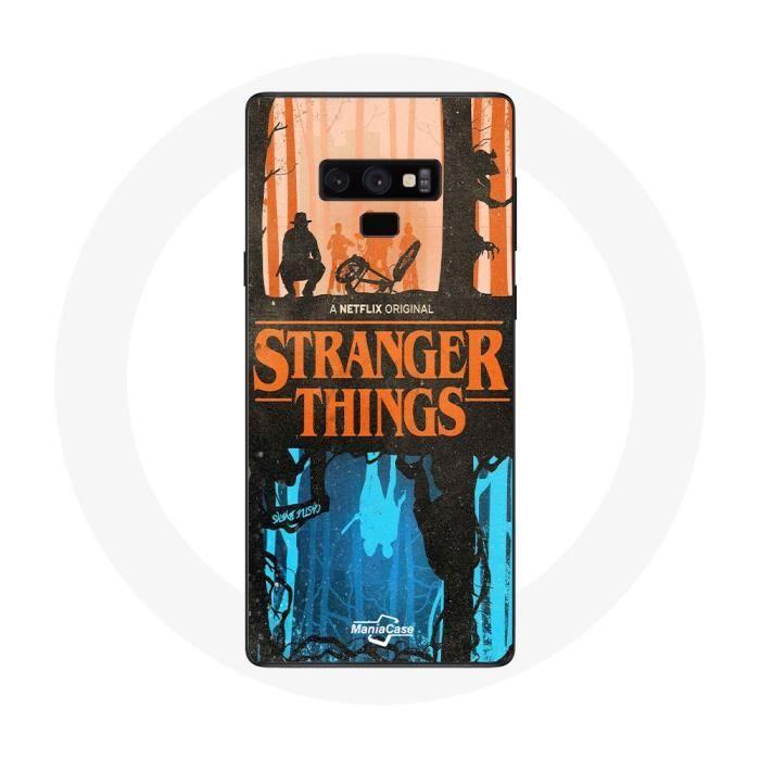 Coque pour Samsung Galaxy Note 9 Stranger Things Couverture des amis