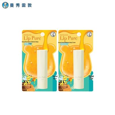 Baume à lèvres pour enfants Mentholatum Extrait de plante de miel (Saveur Originale, Pack de 2)