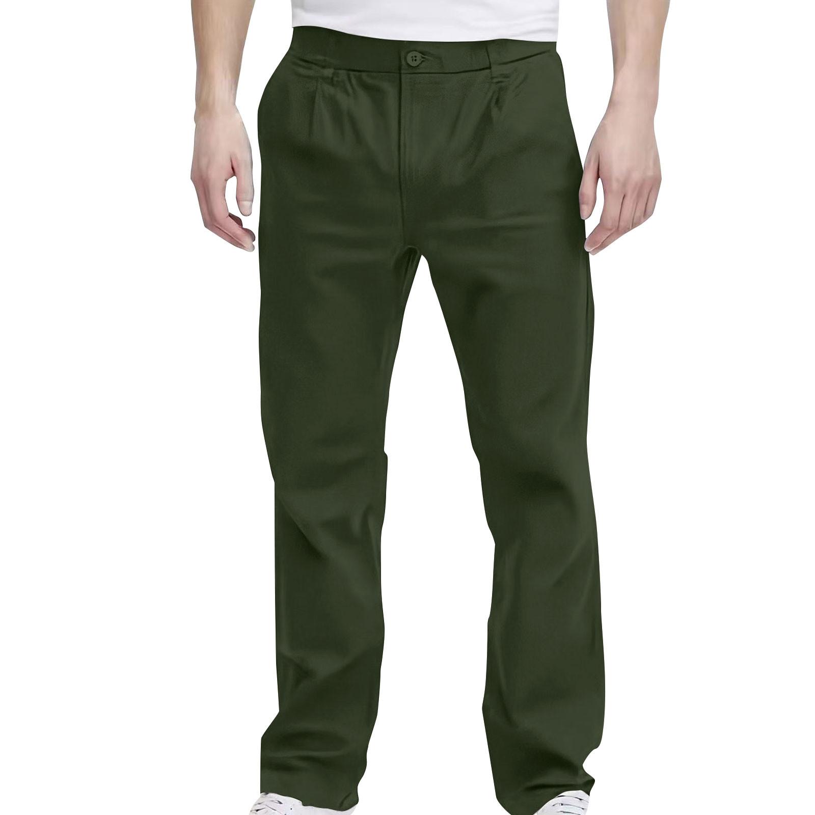 

Мужские свободные прямые облегающие брюки, легкие повседневные брюки L