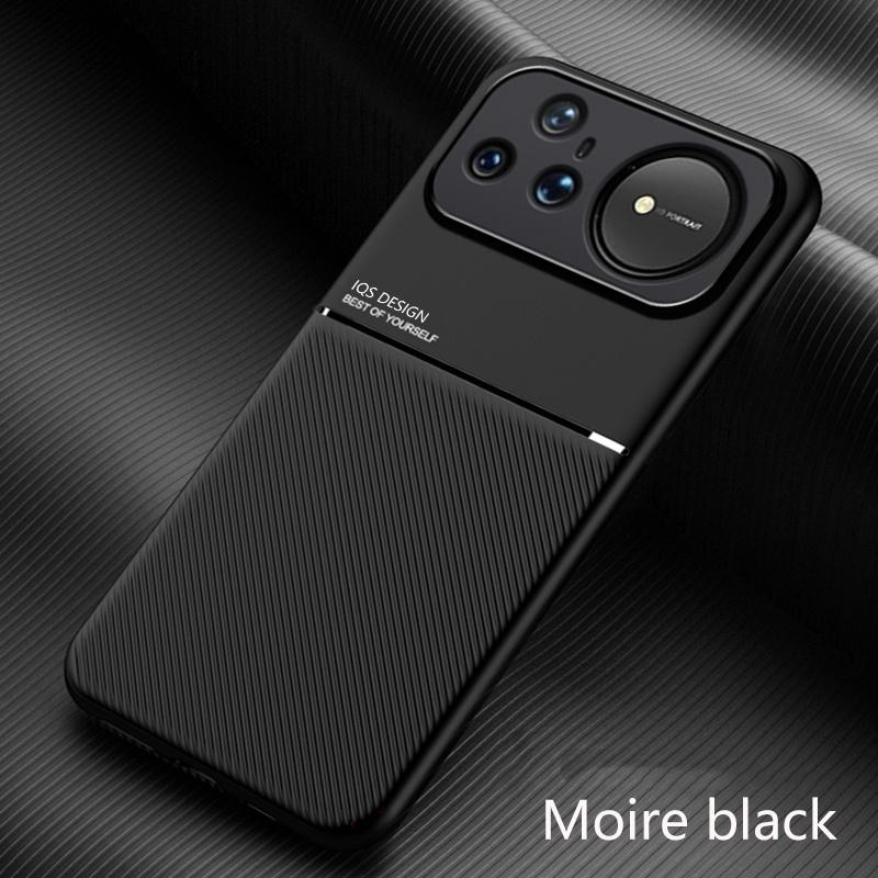 Magnetic Car Holder Matte PU Leather Back Case for Huawei Nova 15 Ultra / 15 Pro / Nova 15 Camera Lens Protector Soft TPU Bumper Opp Bag&For Huawei nova 15 Ultra 5G 6.84