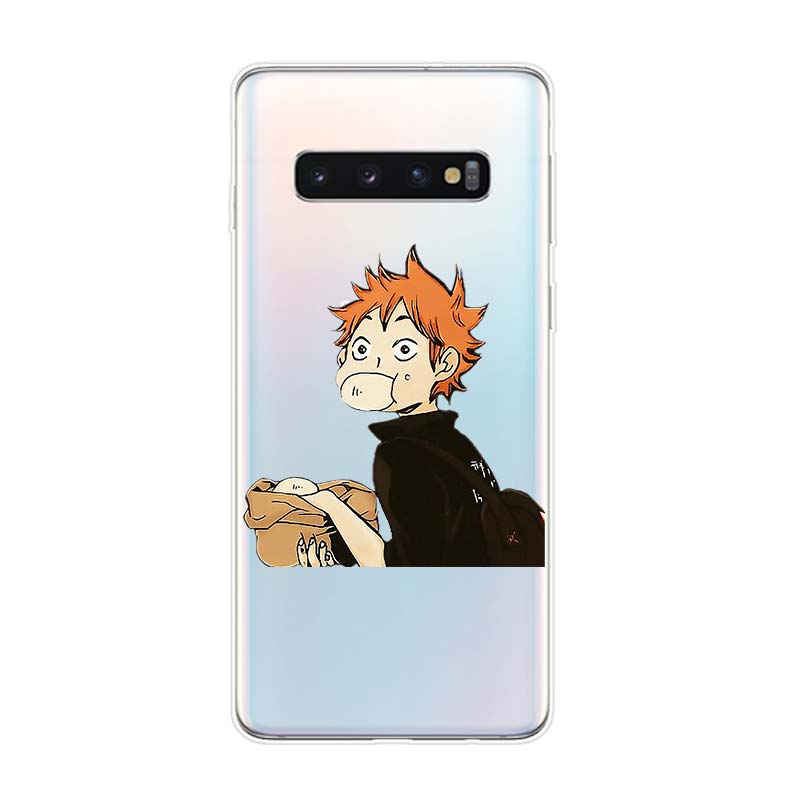 

Силиконовый чехол Haikyuu Hinata Attacks Anime для Samsung Galaxy S21 S20 FE Ultra S10 S10E Lite S9 S8 S7 Edge Plus, чехол для телефона Samsung S7 Edge