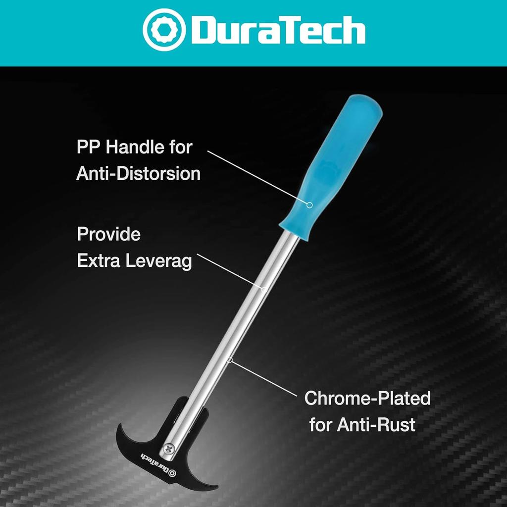 DURATECH Seal Puller With Extra Blade, Heat Treated Steel, Dual Hook Tips For Oil And Grease Seals Removal