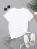 New York Print Crew Neck T-shirt Casual Short Sleeve Top For Spring & Summer Women's Clothing Hop Casual Female Clothing