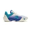 Li-Ning Lightweight Shock Absorption Low Top Basketball Shoes Men sneakers White Blue ABFW003-2