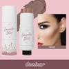 Double Head With Makeup Brush Grooming Stick, Multi-Functional Highlight Shadow Blush Grooming Cream