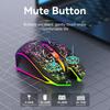Wrangler Colorful Luminous Wired & Wireless Charging Mouse for Gaming & Office