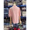 Womens Summer V Neck Lantern Sleeve Hollow Out Lace Embroidered Casual Blouse
