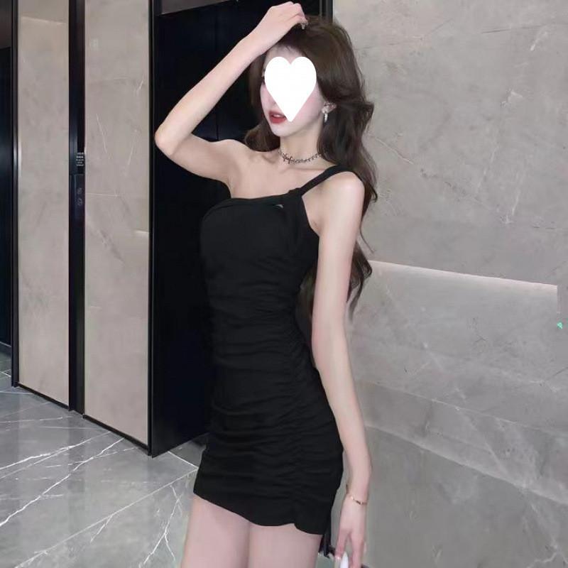 Street Style Short Bodycon Dress With Sleeveless Design For Summer Wear