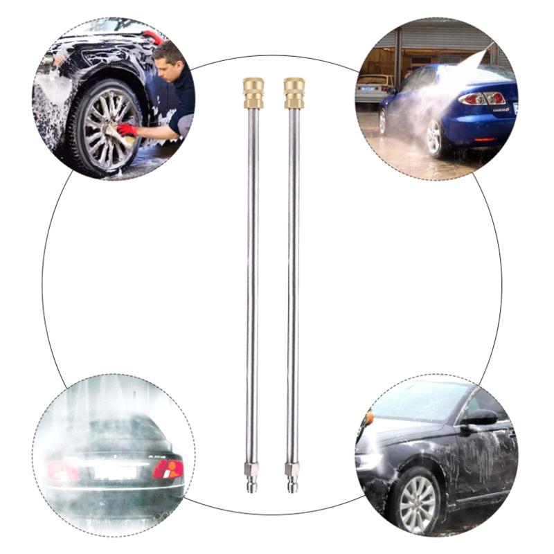 Pressure Washer Extension Wand Lance Total 32 Inch With 1/4 Inch Quick Plug Connect Stainless Steel Spray Rod