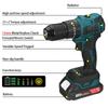 3 IN 1 Mini Electric Screwdriver Brushless Cordless Impact Drill 25+3 Torque Wireless Power Driver With 1/2pcs Li-Ion Battery