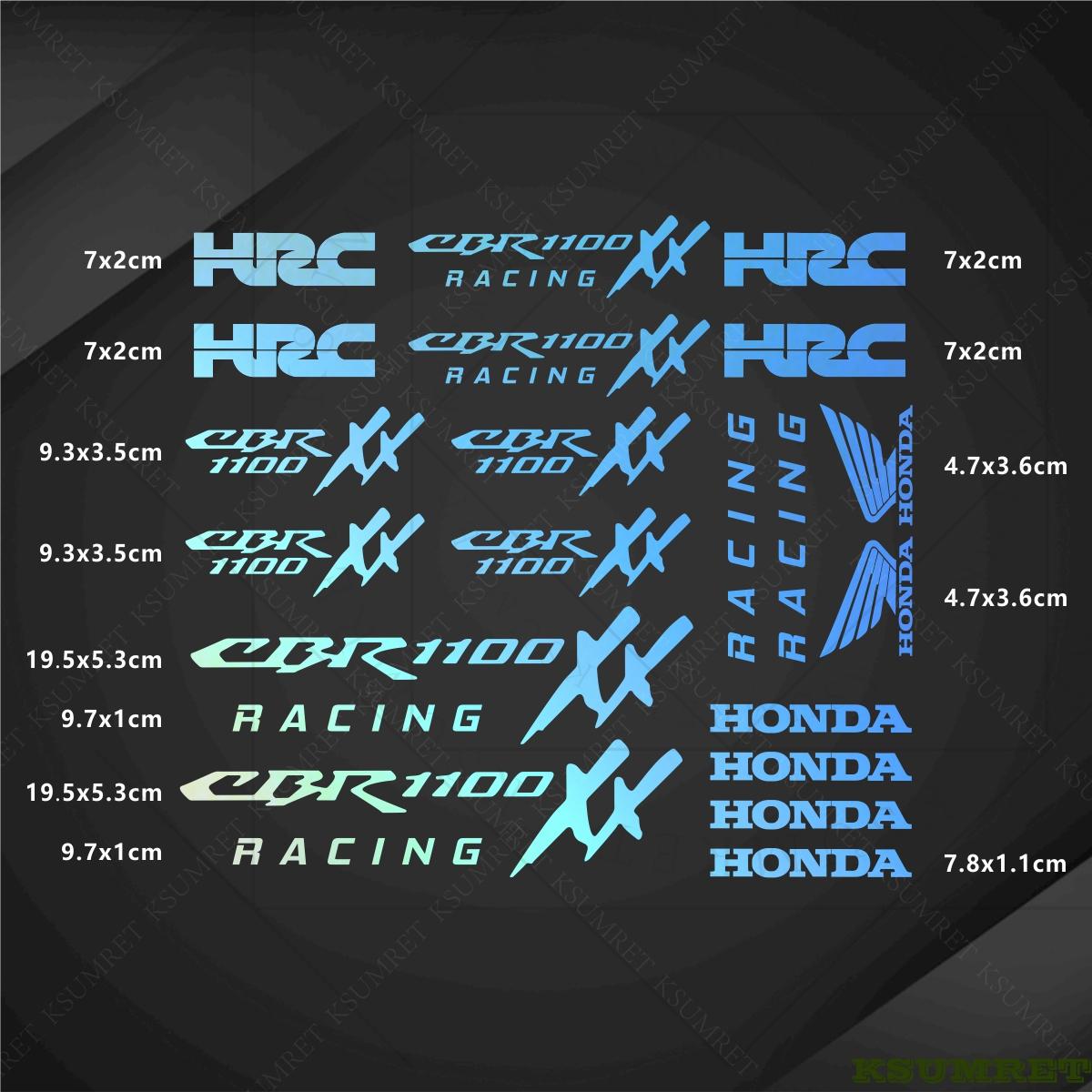 AAADK1 For Honda Motorcycle Stickers CBR1100XX Logo Decal Waterproof