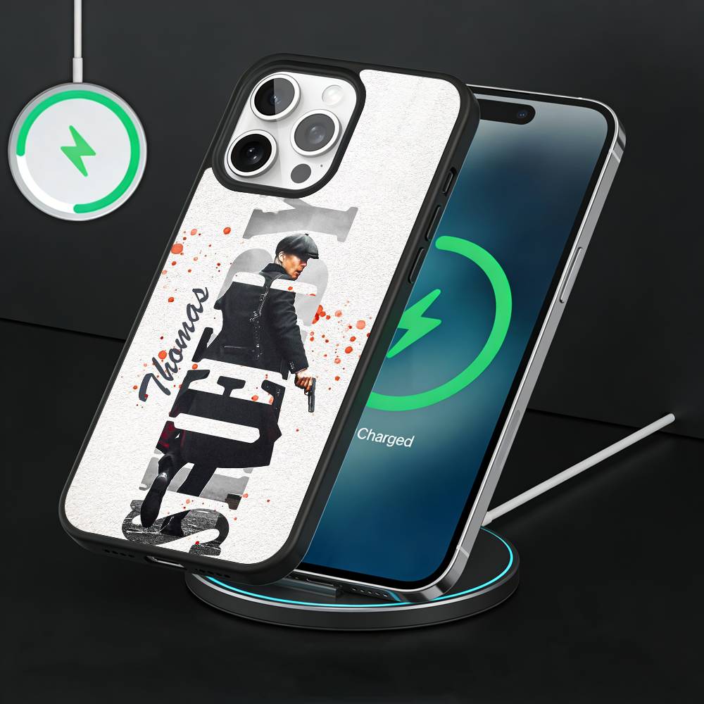 TV P-Peaky Blinders tommy shelby Phone Case For iPhone17,16,15,14,13 Plus,Pro Max Magnetic For Magsafe Wireless Charging