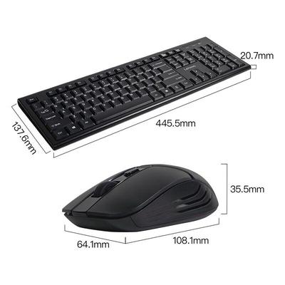 Lenovo KN200 104-Key Wireless Keyboard and Mouse Combo