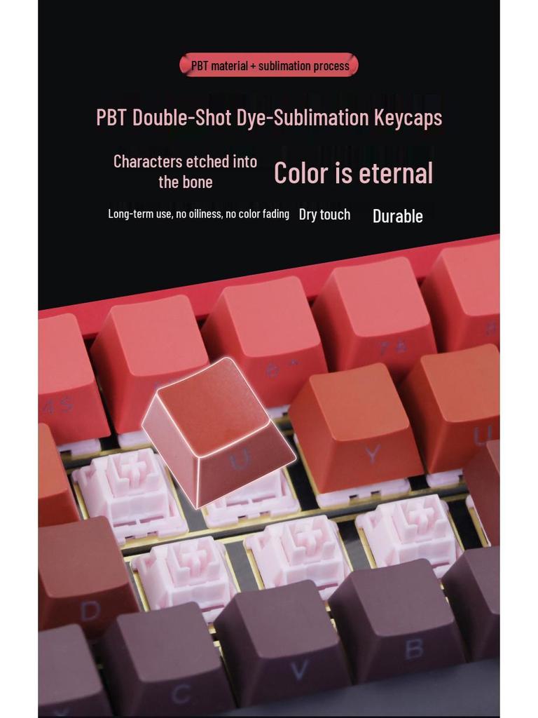 Aluminum Alloy Tuo Tuo RGB Mechanical Gaming Keyboard with Three-Mode Customization