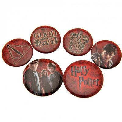 Red Button Badge Set