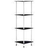 4-tier Shelf 30x30x100 Cm Tempered Glass