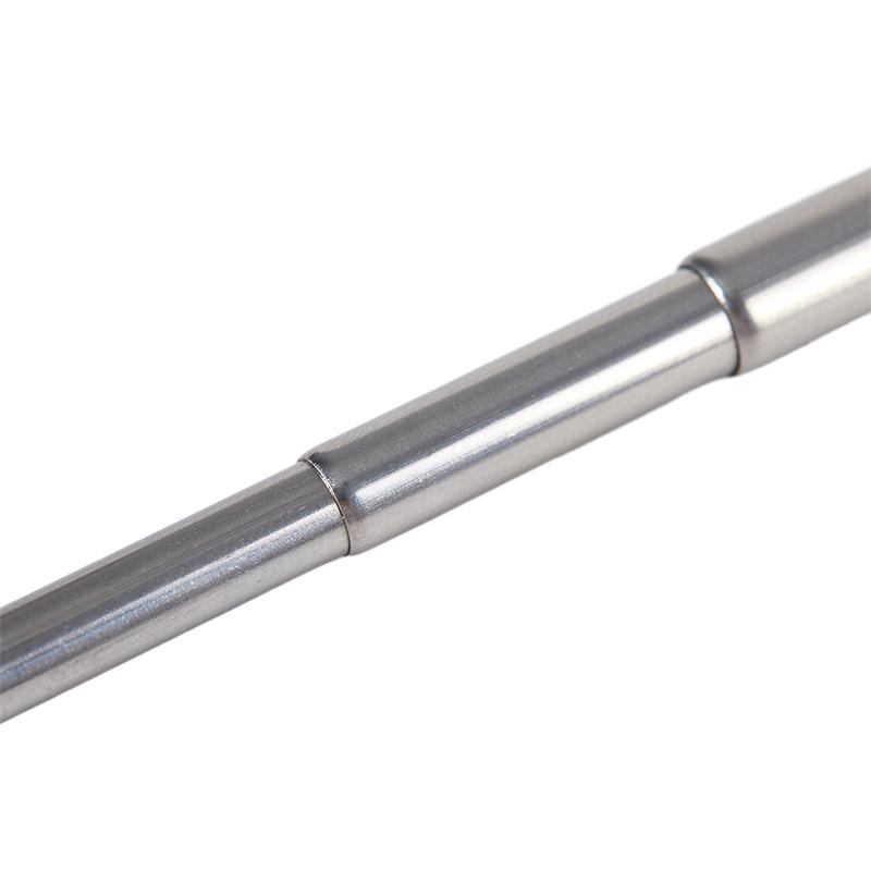 Portable Telescoping Tool Pen Metal Key Ring Creative Stainless Steel Keychain Ergonomic Ballpoint Pen School Office Supplies