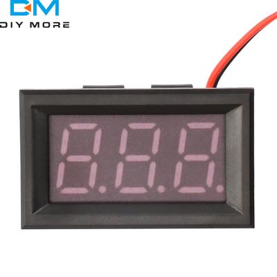 Digital Voltmeter DC 4.5V To 30V Voltage Panel Meter Red/Blue/Green/Orange/White For 6V 12V Electromobile Motorcycle Car