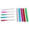 5Pcs Glass Nail File with Case Crystal Fingernail Files Set Double Sided Finger Nail Files Professional Manicure