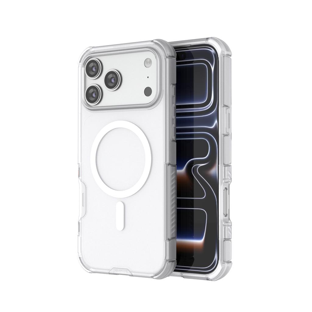 2 in 1 Matte Magnetic Wireless charging Phone Case For iPhone 17 Air 16 15 14 Plus 13 Pro Max 17Pro Skin-Feel Protective Cover