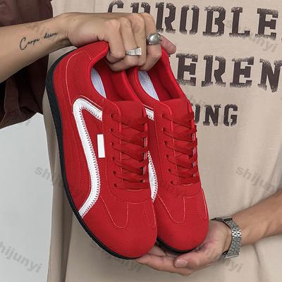 Fashion Men's Sneakers Spring Autumn 2025 New Lightweight Comfortable Outdoor Non Slip Casual Shoes Fashion Cross Tied Soft Sole Flats