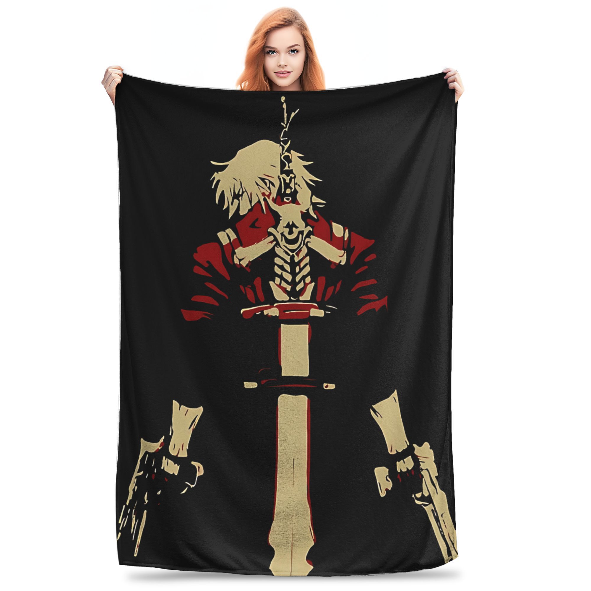 Devil May Cry 5 Dante Blankets Quality Warm Soft Throw Blanket Spring Children Home Decor Print Bedspread 100x150cm