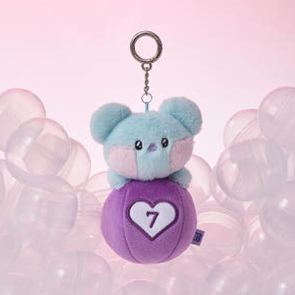 BT21 Minini Lucky Gacha Plush Doll Keyring (7 Options)