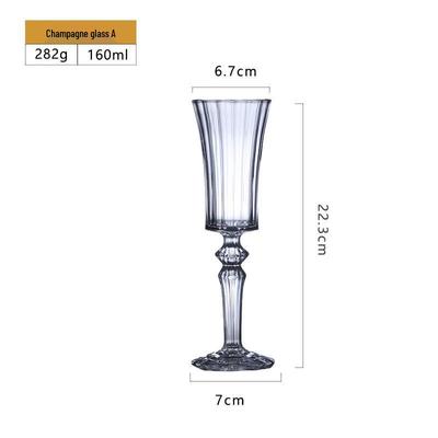 Ensemble de verres nervurés Shangqi
