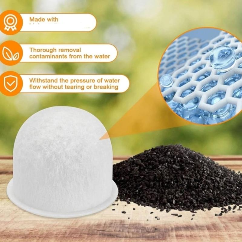 6PCS Water Filters Coffee Filter Home Coffee Brewing Filter Coffee Machines Part Suitable for WGCM100S WGCM110S WGCM120S