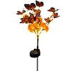 Garden Light Butterfly Tree with Artificial Flowers, Decorative Ground Stake for Outdoor Patio