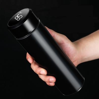 Smart Thermos Flasche 500ml Vakuum Flaschen Led Digitale Temperatur Display Edelstahl Isolierung Becher Intelligente/JS