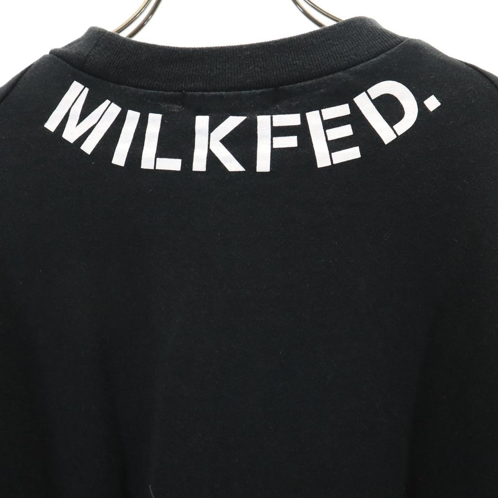 MILKFED. Short sleeve one piece ONE SIZE black Women Used