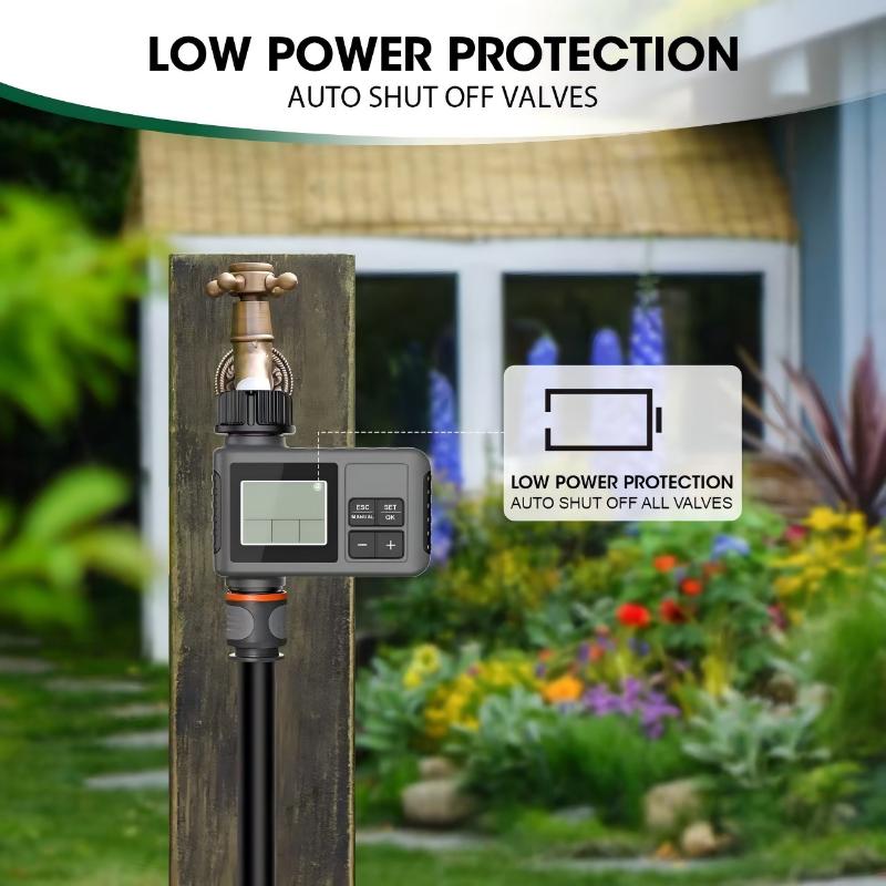 Automatic Water Timer Intelligent Irrigation Controller Auto Water Saving Sprinkler Timer for Home Garden Balcony Potted Plants Outdoor