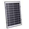 30W Solar Panel for Security Camera Micro USB/USB-C/DC5521 Solar Charging Panel IP65 Waterproof Compatible with EufyCam/Wyze Cam