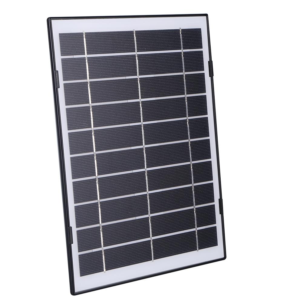 30W Solar Panel for Security Camera Micro USB/USB-C/DC5521 Solar Charging Panel IP65 Waterproof Compatible with EufyCam/Wyze Cam