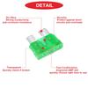 MKBKLLJY 170pcs Car Fuse Assortment Kit Type Car Fuse Standard Mini Micro2 Low